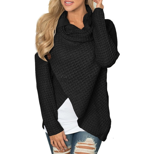 Women knitted pullovers